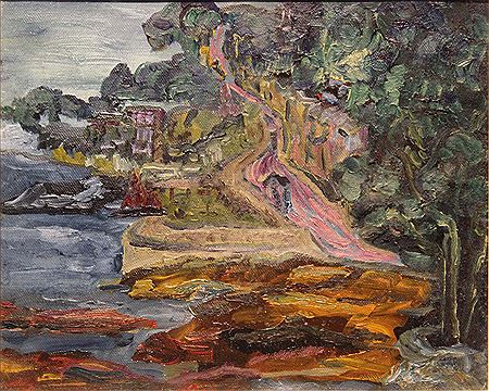 ROUNDSTONE IN THE RAIN by Ita Quilligan - Auction record, sale price, and art valuation. Compare with similar artists and explore comparable artworks.