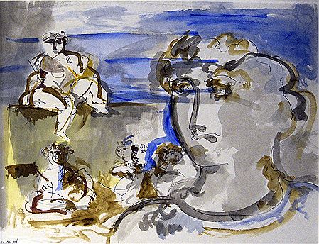 Scène mythologique