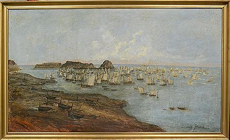 Caravan of bisquines Cancale