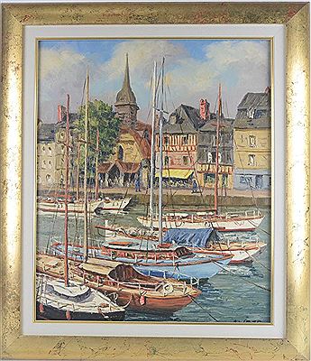 "Le port de Honfleur"