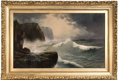 A view of Blackhead, Monhegan Island, Maine