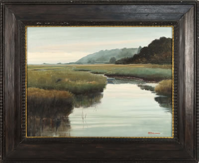 "Tidal Flow (Wellfleet)" by Marguerite Falconer - Auction record, sale price, and art valuation. Compare with similar artists and explore comparable artworks.