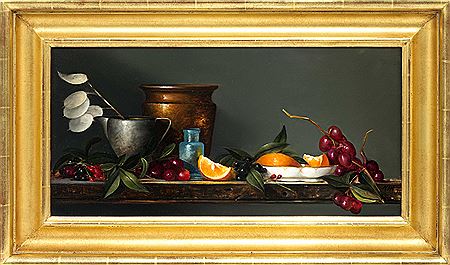 Sample artwork by Katherine Ann Hartley (Born 1959), known for realistic still life painting - View similar artists and auction records