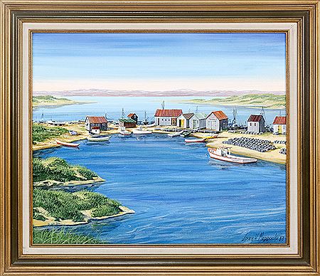 Sample artwork by James Maddocks (20/21st centuries), known for coastal view, marine - View similar artists and auction records