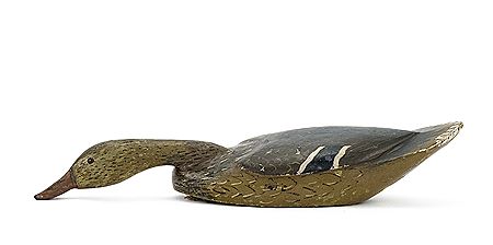 MALLARD HEN DECOY by Mitchell LaFrance - Auction record, sale price, and art valuation. Compare with similar artists and explore comparable artworks.