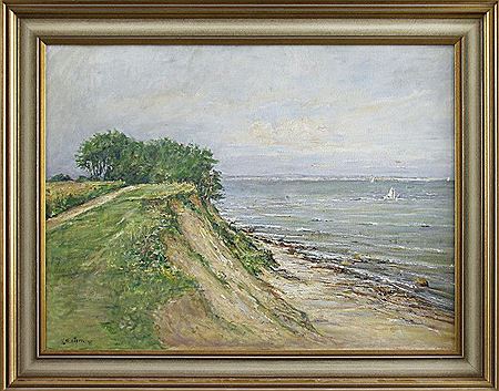 Blick auf das Brodtener Ufer an der Ostsee
