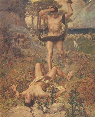 La lotta tra Caino e Abele by Vittorio Giunti - Auction record, sale price, and art valuation. Compare with similar artists and explore comparable artworks.