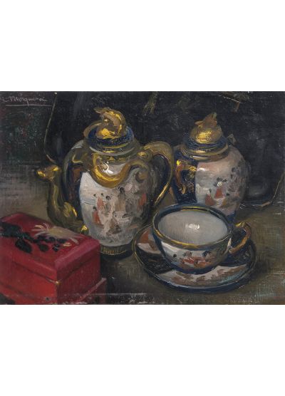 Bodegón con juego de café by Luis Mosquera - Auction record, sale price, and art valuation. Compare with similar artists and explore comparable artworks.