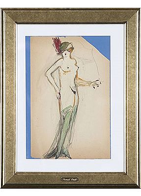 Femme au cigarrette. 1911