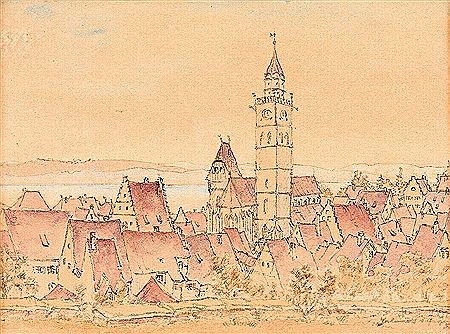 Blick auf Überlingen am Bodensee