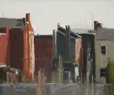 "KENSINGTON ROWHOUSES, MORNING LIGHT"