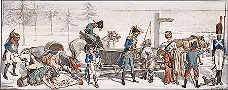 "La Retraite de la Renommée" (Napoleons Rückzug)