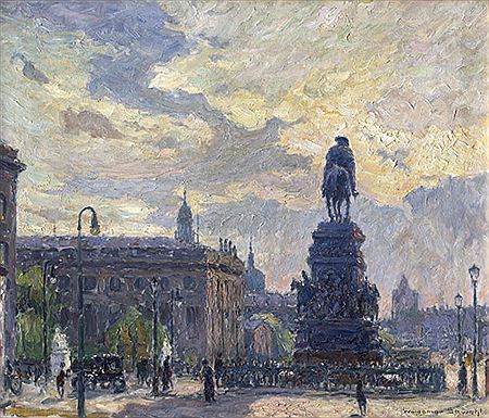 Frühlingsabend Unter den Linden