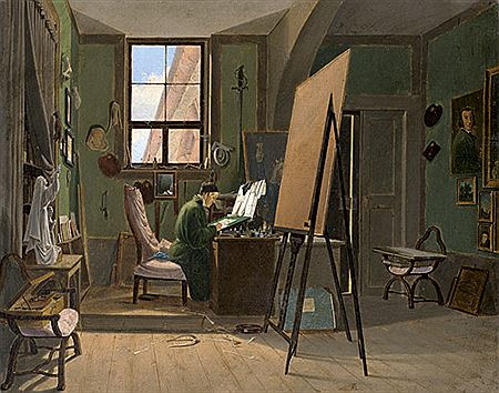 Der Maler Hans Veit Friedrich Schnorr von Carolsfeld in seinem Atelier in der Pleissenburg by Carl Frederich Heinrich Werner - Auction record, sale price, and art valuation. Compare with similar artists and explore comparable artworks.