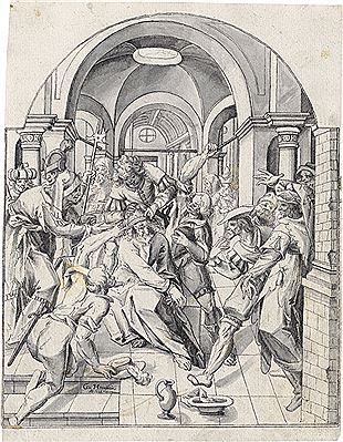 Die Gefangennahme Christi.
