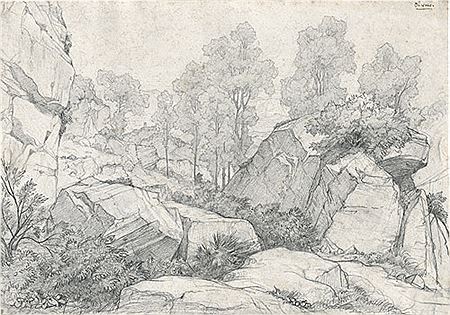 Felsige Landschaft bei Olevano by François Édouard Bertin - Auction record, sale price, and art valuation. Compare with similar artists and explore comparable artworks.