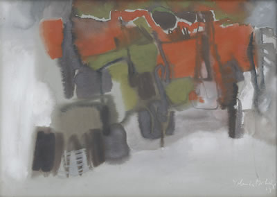 Abstrakte Landschaft by Yolanda Mohalyi - Auction record, sale price, and art valuation. Compare with similar artists and explore comparable artworks.