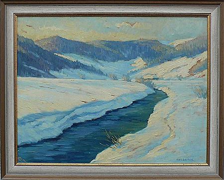 "Schwarzwald-Winterlandschaft" mit Bachlauf in einem Tal by Karl Bartels - Auction record, sale price, and art valuation. Compare with similar artists and explore comparable artworks.