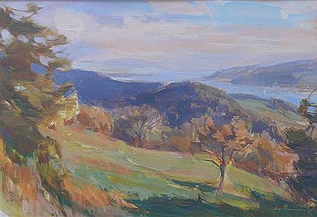 "Herbstlicher Bodensee"; Blick vom Untersee Richtung Osten
