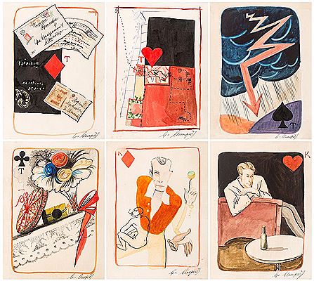36 Designs for a Full Deck of Playing Cards