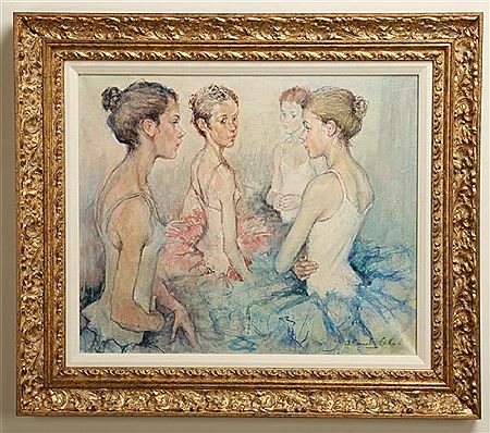Four ballerinas
