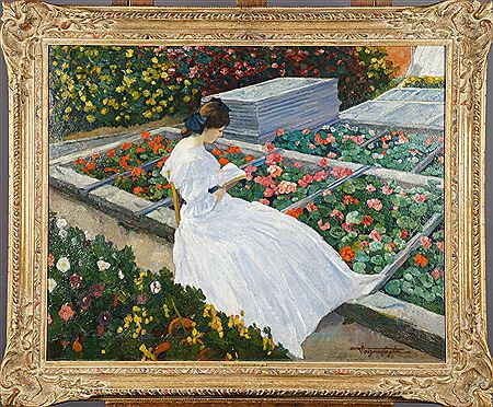 La Lecture dans le Jardin.