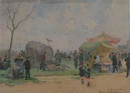 La foire du Roc by Richard Le Blanc - Auction record, sale price, and art valuation. Compare with similar artists and explore comparable artworks.