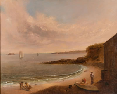 NAHANT EGGROCK FROM LYNN SHORE