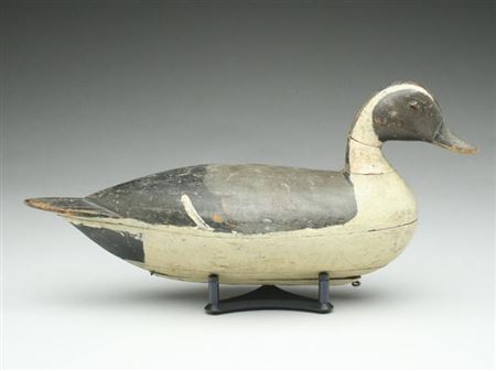 Early three piece deep "V" body style pintail drake