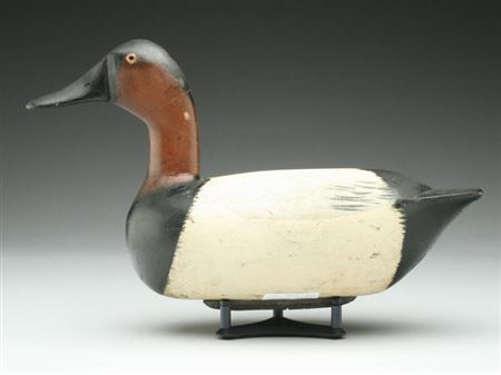 High neck style canvasback drake by Jack Eppel - Auction record, sale price, and art valuation. Compare with similar artists and explore comparable artworks.