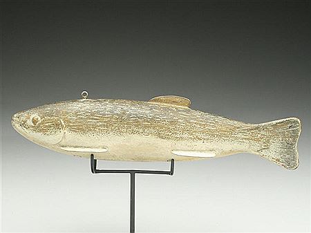 Impressive trout fish decoy