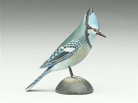 Miniature blue jay