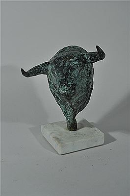 Tête de taureau by Jean-Rene Laval - Auction record, sale price, and art valuation. Compare with similar artists and explore comparable artworks.