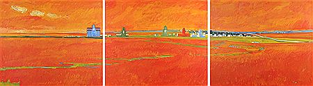 MILO (RED); 1989 (triptych)