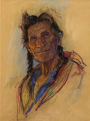 SITTING EAGLE - JOHN HUNTER (1874-1970) by Nicholas De Grandmaison - Auction record, sale price, and art valuation. Compare with similar artists and explore comparable artworks.