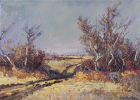 COUNTRY ROAD, LATE AUTUMN by Augustus Frederick Lafosse Kenderdine - Auction record, sale price, and art valuation. Compare with similar artists and explore comparable artworks.