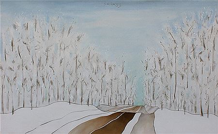 CANADA CLASSIC: HOARFROSTS' DANCED DOWN by Robert William Sinclair - Auction record, sale price, and art valuation. Compare with similar artists and explore comparable artworks.