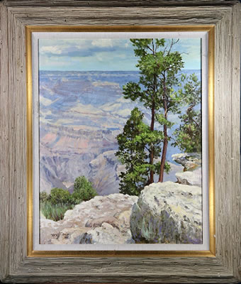 Sample artwork by William Atkins (1926 - 1995), known for landscape painting - View similar artists and auction records
