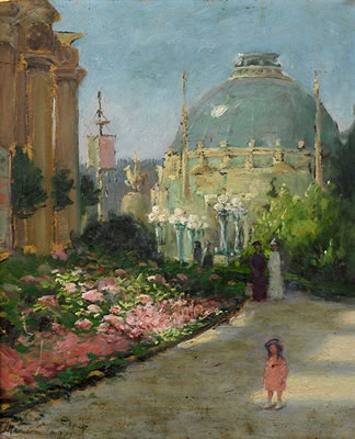 The Grounds of the 1915 Panama Pacific Exposition by Maren Margrethe Froelich - Auction record, sale price, and art valuation. Compare with similar artists and explore comparable artworks.
