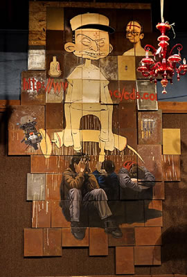 Sample artwork by Barry (Twist) McGee (Born 1966), known for installation, graffiti art, low-life figure - View similar artists and auction records