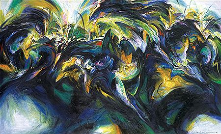 POWERFUL HORSES, 1998 by Lim Ah Cheng - Auction record, sale price, and art valuation. Compare with similar artists and explore comparable artworks.