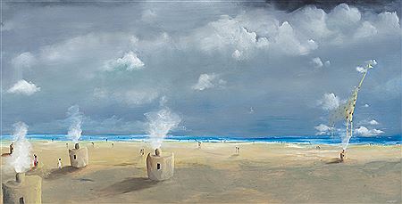 SAND CASTLES FOR GEORGE by Yusof Majid - Auction record, sale price, and art valuation. Compare with similar artists and explore comparable artworks.