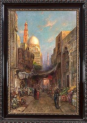 Basar in Kairo by Max Usadel - Auction record, sale price, and art valuation. Compare with similar artists and explore comparable artworks.