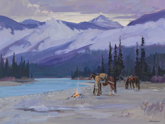 Packing up Near Golden by Peter Maxwell Ewart - Auction record, sale price, and art valuation. Compare with similar artists and explore comparable artworks.