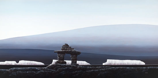 Inukshuk by Ken Michael Kirkby - Auction record, sale price, and art valuation. Compare with similar artists and explore comparable artworks.
