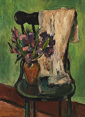 Bouquet on a Chair