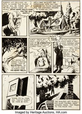 Mac Raboy Master Comics #22 Panel Page Original Art (Fawcett, 1942)