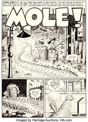 Bill Elder MAD #2 Complete 7-Page Story Mole! (EC, 1952)