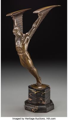 Sample artwork by Otto Schmidt Hofer (1873 - 1925), known for bronze figural sculptures in art nouveau, art deco, and neoclassicism styles - View similar artists and auction records