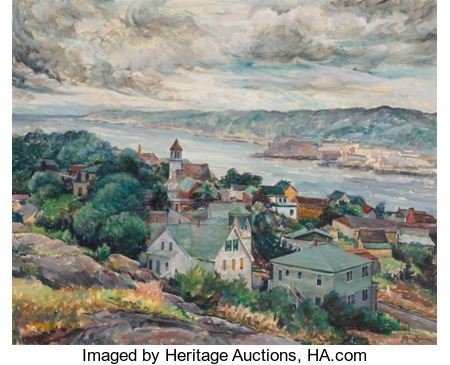 Cloudswept by J Barry Greene - Auction record, sale price, and art valuation. Compare with similar artists and explore comparable artworks.